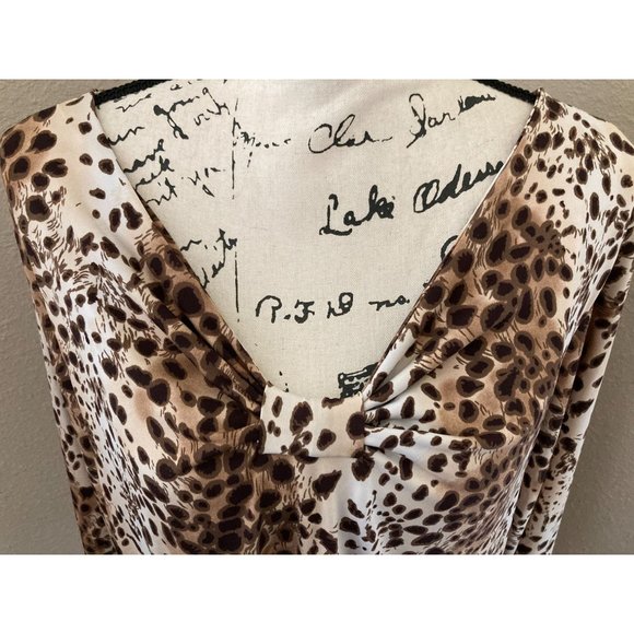 George Women's Plus Animal Print Blouse - SIze 22/24W - Picture 2 of 4